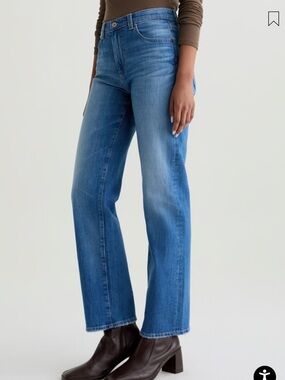 AG Brinley Mid Rise Straight Jeans